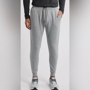 Free Fly Bamboo Lightweight Fleece Jogger Gray Heather UPF 50 Drawstring XXL